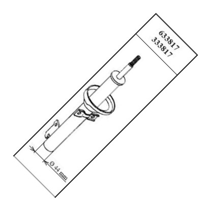 KYB 633817 - Ammortizzatore autozon.pro