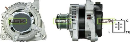 LGK 446658 - Alternatore autozon.pro