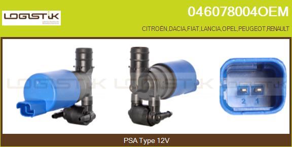 LGK 046078004OEM - Pompa acqua lavaggio, Pulizia cristalli autozon.pro