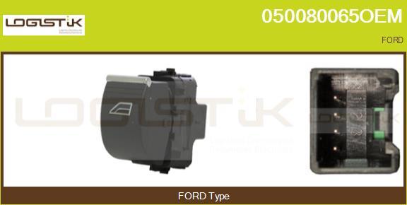 LGK 050080065OEM - Interruttore, Alzacristallo autozon.pro