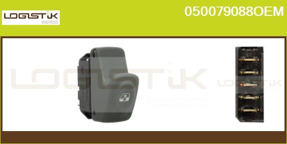 LGK 050079088OEM - Interruttore, Alzacristallo autozon.pro