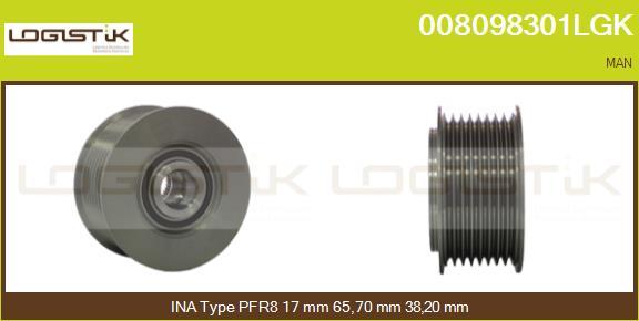 LGK 008098301LGK - Puleggia cinghia, Alternatore autozon.pro