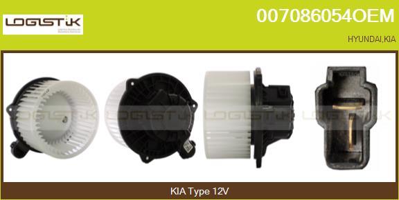 LGK 007086054OEM - Ventilatore abitacolo autozon.pro