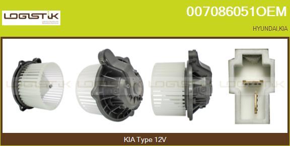 LGK 007086051OEM - Ventilatore abitacolo autozon.pro