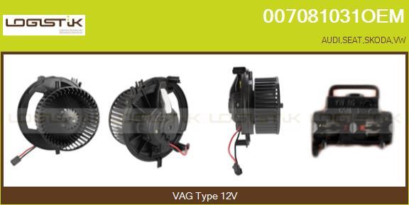 LGK 007081031OEM - Ventilatore abitacolo autozon.pro