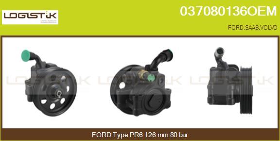 LGK 037080136OEM - Pompa idraulica, Sterzo autozon.pro