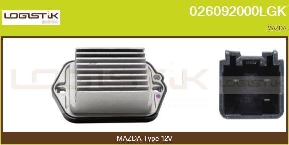 LGK 026092000LGK - Resistenza, Ventilatore abitacolo autozon.pro