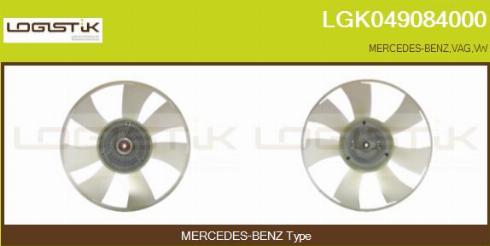 LGK LGK049084000 - Giunto di collegamento, Ventilatore radiatore autozon.pro