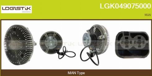 LGK LGK049075000 - Giunto di collegamento, Ventilatore radiatore autozon.pro