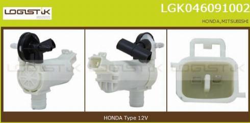 LGK LGK046091002 - Pompa acqua lavaggio, Pulizia cristalli autozon.pro