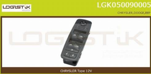 LGK LGK050090005 - Interruttore, Alzacristallo autozon.pro