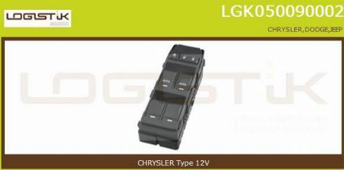 LGK LGK050090002 - Interruttore, Alzacristallo autozon.pro