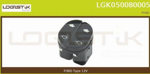 LGK LGK050080005 - Interruttore, Alzacristallo autozon.pro