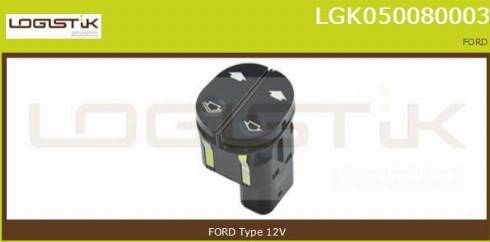 LGK LGK050080003 - Interruttore, Alzacristallo autozon.pro