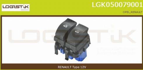 LGK LGK050079001 - Interruttore, Alzacristallo autozon.pro