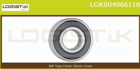 LGK LGK004066116 - Supporto / Cuscinetto autozon.pro