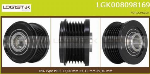 LGK LGK008098169 - Puleggia cinghia, Alternatore autozon.pro