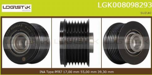 LGK LGK008098293 - Puleggia cinghia, Alternatore autozon.pro