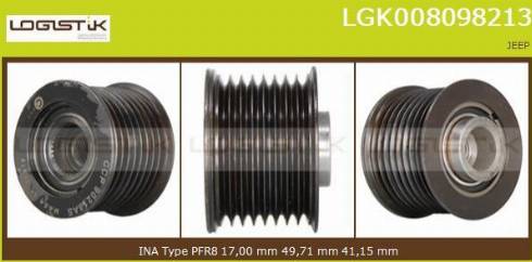 LGK LGK008098213 - Puleggia cinghia, Alternatore autozon.pro