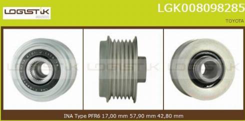 LGK LGK008098285 - Puleggia cinghia, Alternatore autozon.pro