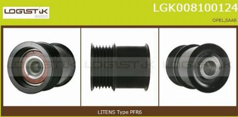 LGK LGK008100124 - Puleggia cinghia, Alternatore autozon.pro