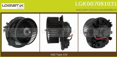 LGK LGK007081031 - Ventilatore abitacolo autozon.pro