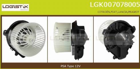 LGK LGK007078005 - Ventilatore abitacolo autozon.pro