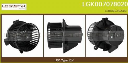 LGK LGK007078020 - Ventilatore abitacolo autozon.pro