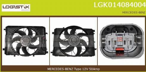 LGK LGK014084004 - Elettromotore, Ventola radiatore autozon.pro