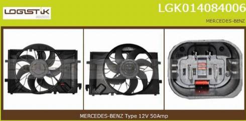 LGK LGK014084006 - Elettromotore, Ventola radiatore autozon.pro