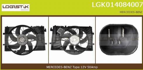 LGK LGK014084007 - Elettromotore, Ventola radiatore autozon.pro