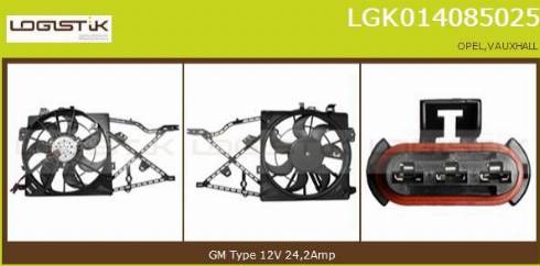 LGK LGK014085025 - Elettromotore, Ventola radiatore autozon.pro