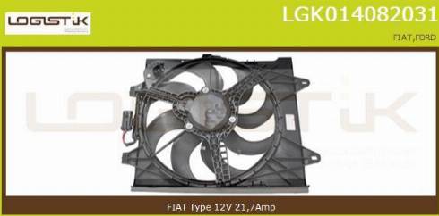 LGK LGK014082031 - Elettromotore, Ventola radiatore autozon.pro