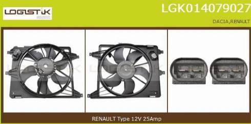 LGK LGK014079027 - Elettromotore, Ventola radiatore autozon.pro