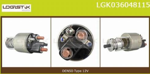 LGK LGK036048115 - Elettromagnete, Motore d'avviamento autozon.pro