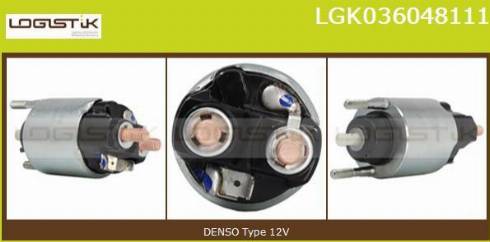 LGK LGK036048111 - Elettromagnete, Motore d'avviamento autozon.pro