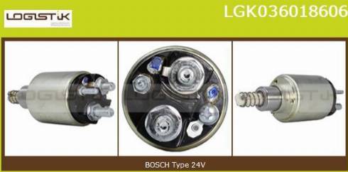 LGK LGK036018606 - Elettromagnete, Motore d'avviamento autozon.pro