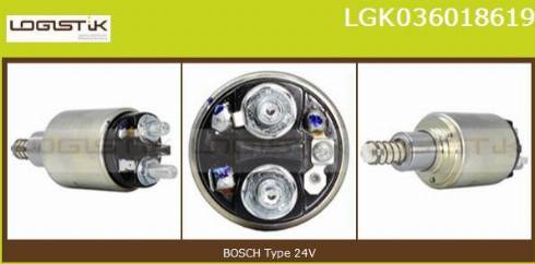 LGK LGK036018619 - Elettromagnete, Motore d'avviamento autozon.pro