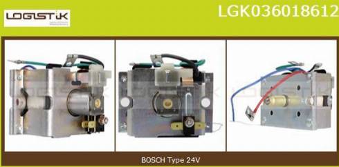 LGK LGK036018612 - Elettromagnete, Motore d'avviamento autozon.pro