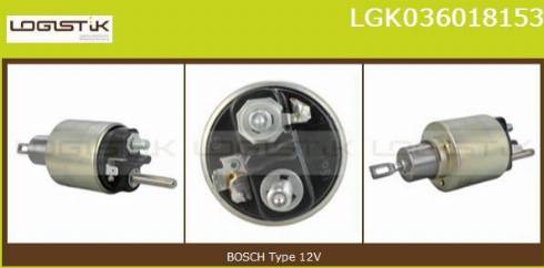 LGK LGK036018153 - Elettromagnete, Motore d'avviamento autozon.pro