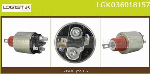 LGK LGK036018157 - Elettromagnete, Motore d'avviamento autozon.pro