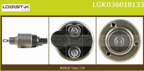 LGK LGK036018133 - Elettromagnete, Motore d'avviamento autozon.pro