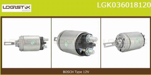 LGK LGK036018120 - Elettromagnete, Motore d'avviamento autozon.pro