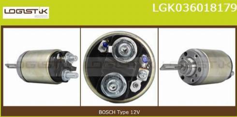 LGK LGK036018179 - Elettromagnete, Motore d'avviamento autozon.pro