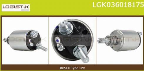 LGK LGK036018175 - Elettromagnete, Motore d'avviamento autozon.pro