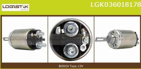 LGK LGK036018178 - Elettromagnete, Motore d'avviamento autozon.pro