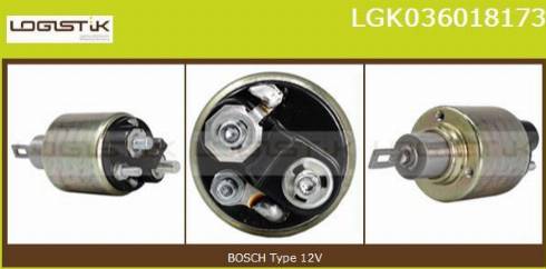 LGK LGK036018173 - Elettromagnete, Motore d'avviamento autozon.pro