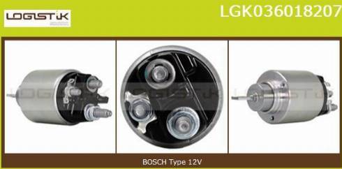 LGK LGK036018207 - Elettromagnete, Motore d'avviamento autozon.pro