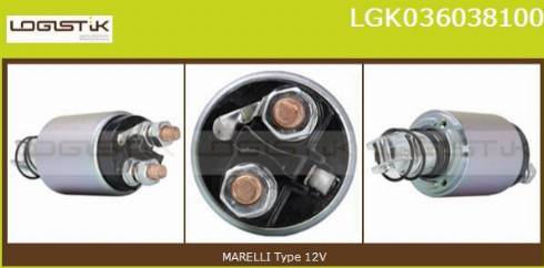 LGK LGK036038100 - Elettromagnete, Motore d'avviamento autozon.pro