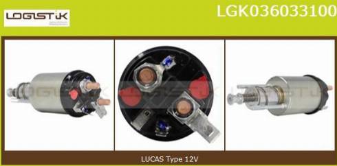 LGK LGK036033100 - Elettromagnete, Motore d'avviamento autozon.pro